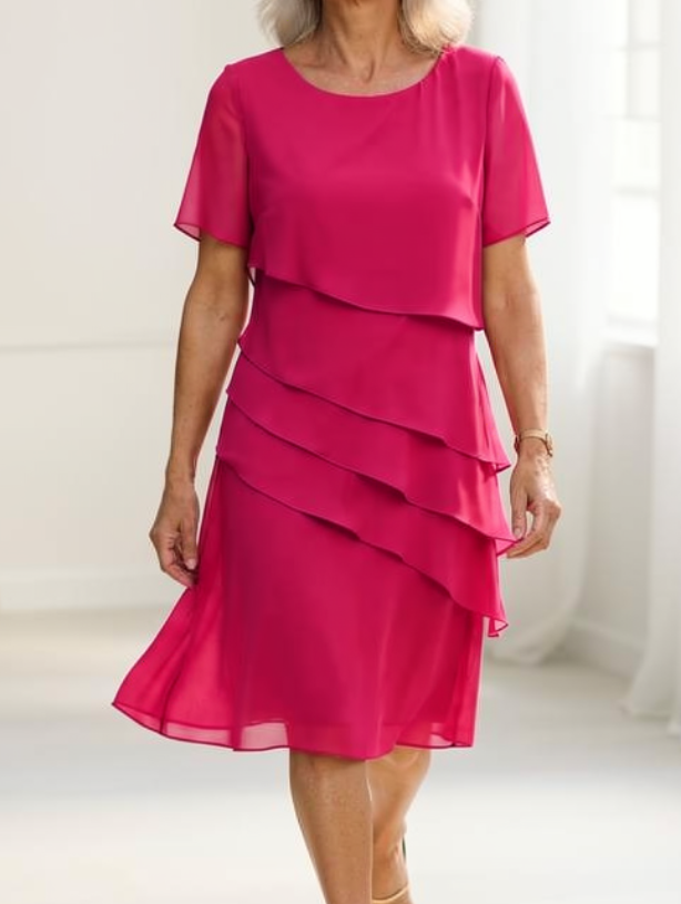 Juliette – Elegant Fluid Dress with Ruffles