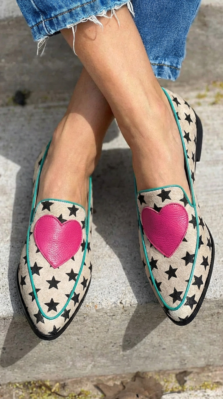 Marisol - Playful Heart Loafers