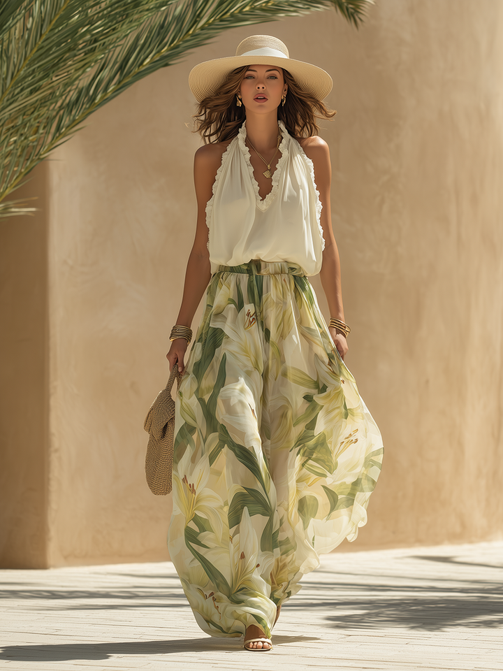 Lefèvre™ Elegant Lily Print Fluid Set