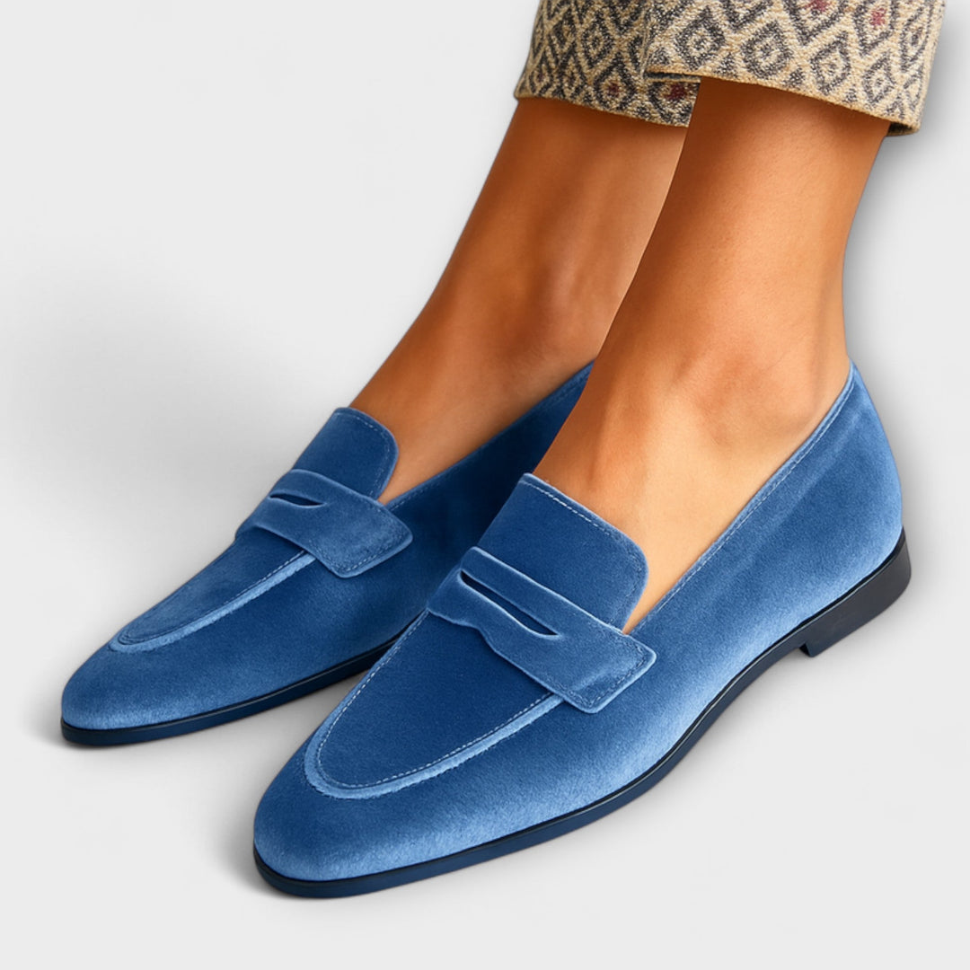 Louise™ | Soft Velvet Moccasins