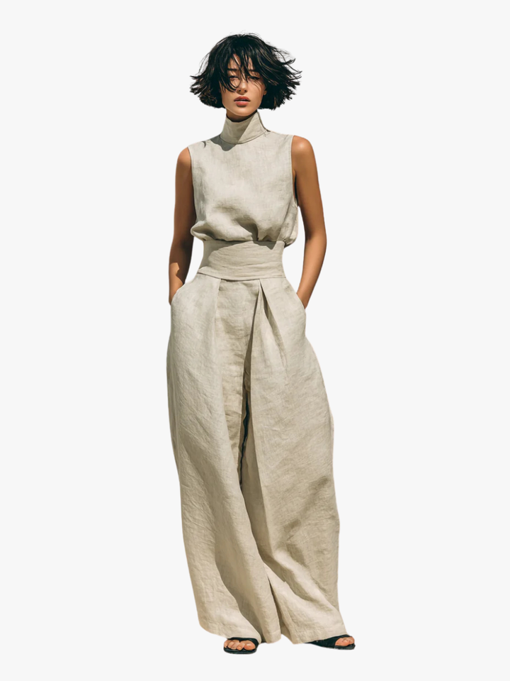 Lefèvre™ WIDE LEG COTTON PANTS FOR WOMEN