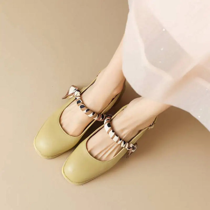 Dahlia Block Heels