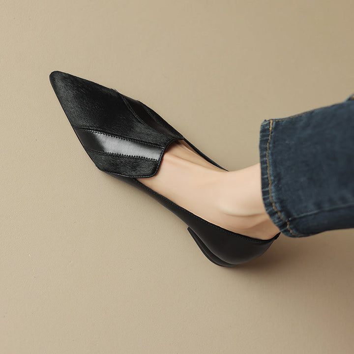 Kiara Genuine Leather Flats